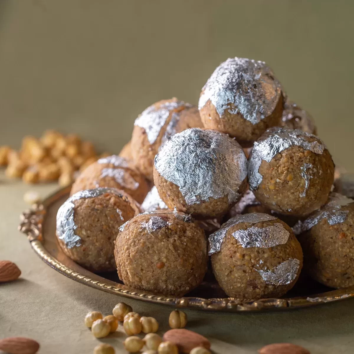 CHANA BADAM LADDU