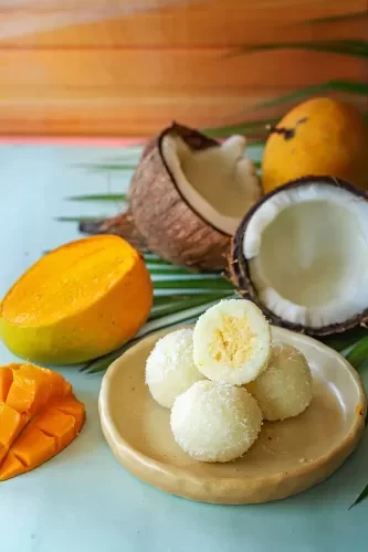 Coconut Mango Laddu