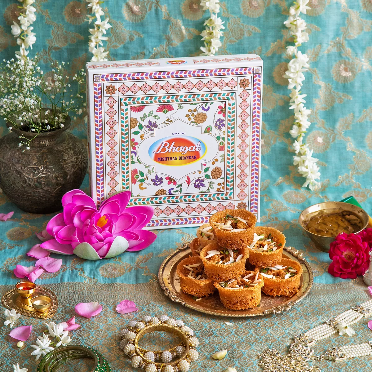 Ghewar - Mini Meetha (pack Of 9 Pc.)